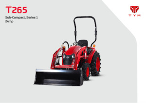 Tractores de uso municipal TYM T265
