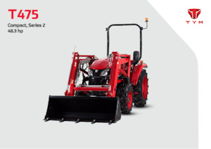 Tractores de uso municipal TYM T475 HST