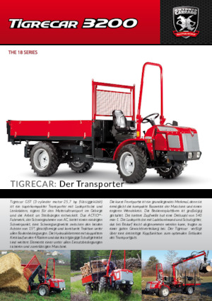 Tractores de uso municipal Carraro Tigrecar 3200 GST