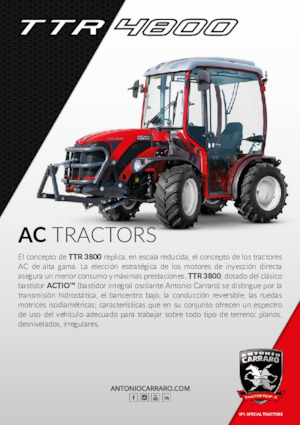 Tractores de uso municipal Carraro TTR 4800 HST