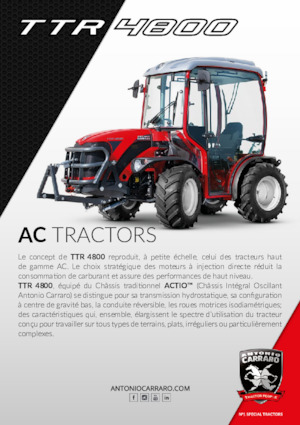 Tractores de uso municipal Carraro TTR 4800 HST