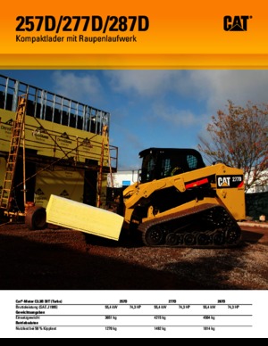 Minicargadoras Caterpillar 287D