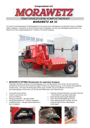 Composterizadores Morawetz Ak III 900