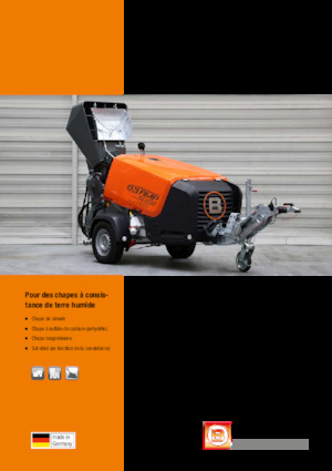 Transportadores de aire comprimido Brinkmann EstrichBoy EC 450 BS Flex Drive 