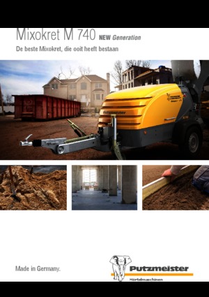 Transportadores de aire comprimido Putzmeister M 740 DBS