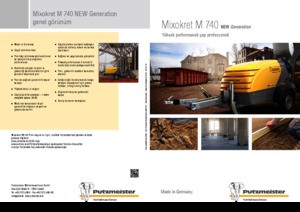 Transportadores de aire comprimido Putzmeister M 740 DB