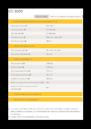 Trituradoras de hormigón Epiroc CC 1600 U