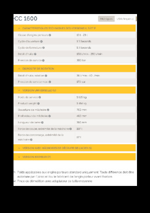 Trituradoras de hormigón Epiroc CC 1600 U