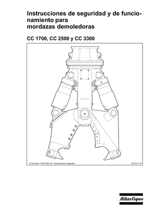 Trituradoras de hormigón Atlas Copco CC 2500S