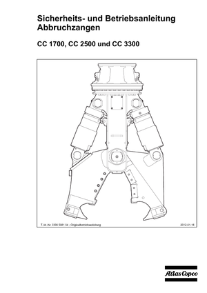 Trituradoras de hormigón Atlas Copco CC 2500S