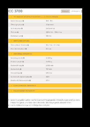 Trituradoras de hormigón Epiroc CC 3700 U