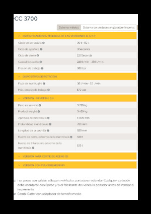 Trituradoras de hormigón Epiroc CC 3700 U