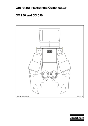Trituradoras de hormigón Atlas Copco CC 550