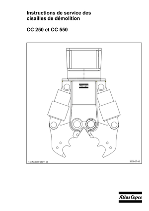 Trituradoras de hormigón Atlas Copco CC 550