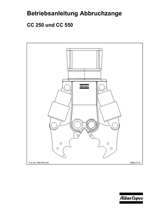 Trituradoras de hormigón Atlas Copco CC 550