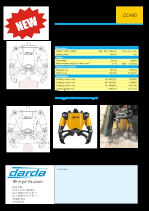 Trituradoras de hormigón Darda CC480