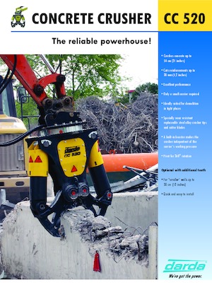 Trituradoras de hormigón Darda CC520