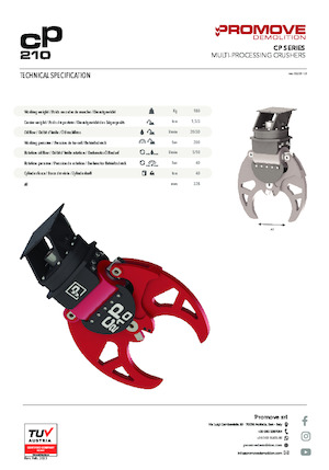 Procesador múltiple Promove CP 210 