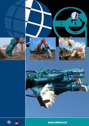 Trituradoras de hormigón Dehaco CR 80R