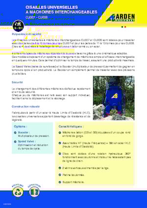 Trituradoras de hormigón Arden CU007