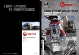 Trituradoras de hormigón Demarec DCC-50