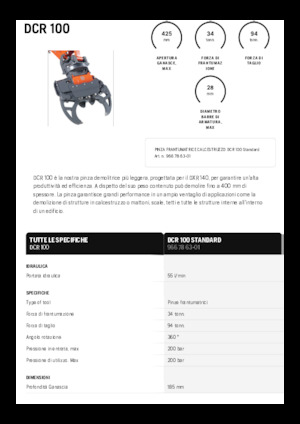 Trituradoras de hormigón Husqvarna DCR 100