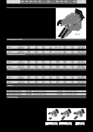 Trituradoras de hormigón Kinshofer DLD-25