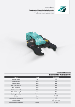 Procesador múltiple Everdigm EHC015