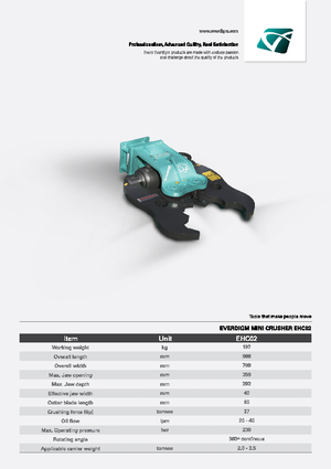 Procesador múltiple Everdigm EHC02