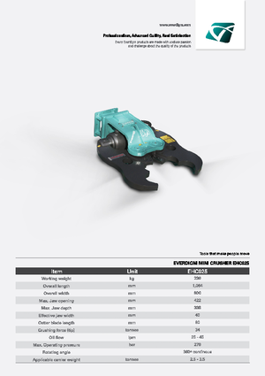 Procesador múltiple Everdigm EHC025