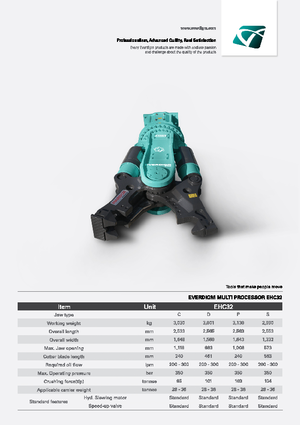 Procesador múltiple Everdigm EHC32