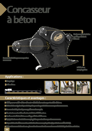 Trituradoras de hormigón Geith GT80-RJ