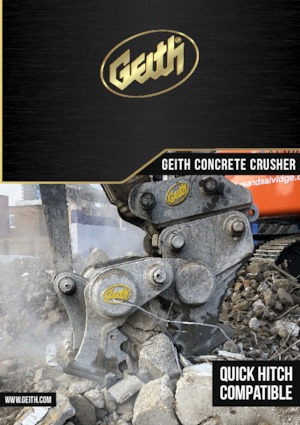 Trituradoras de hormigón Geith GT60RJ80 