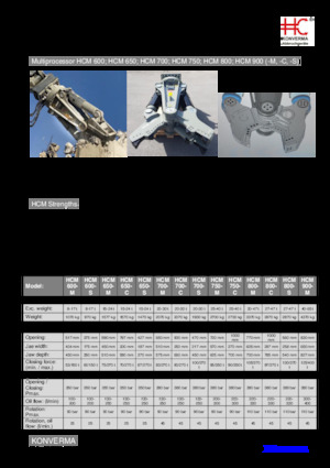 Procesador múltiple Konverma HCM 750 M 