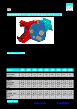Procesador múltiple Konverma HCR 750 M 