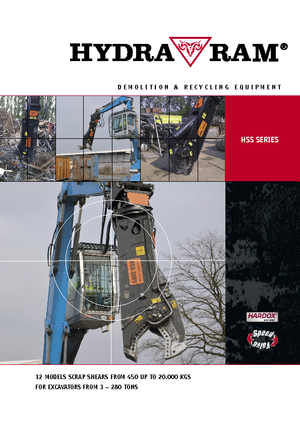 Cizallas para chatarra / acero Hydra Ram HSS-40RV