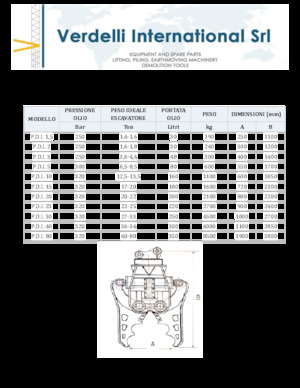 Trituradoras de hormigón Verdelli P.D.I. 20
