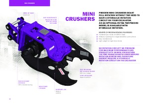 Trituradoras de hormigón Prodem PMC050