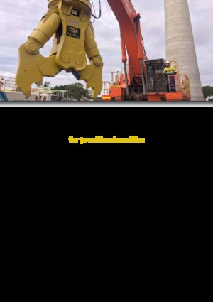 Trituradoras de hormigón OSA Demolition Equipment RS 500 