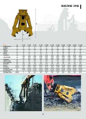Trituradoras de hormigón OSA Demolition Equipment RS6000 