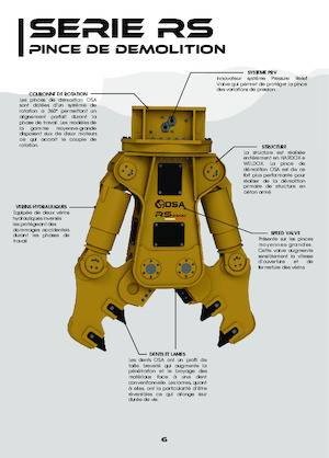 Trituradoras de hormigón OSA Demolition Equipment RS8000 