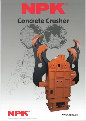 Trituradoras de hormigón NPK SV-36XR