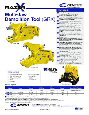 Procesador múltiple Genesis GRX 395