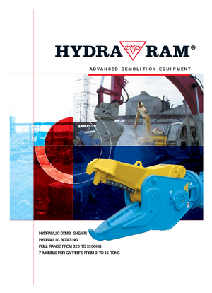 Pulverizadores de hormgón Hydra Ram HCS 2000 SV