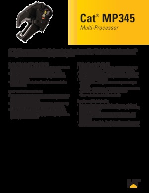 Procesador múltiple Caterpillar MP345CC