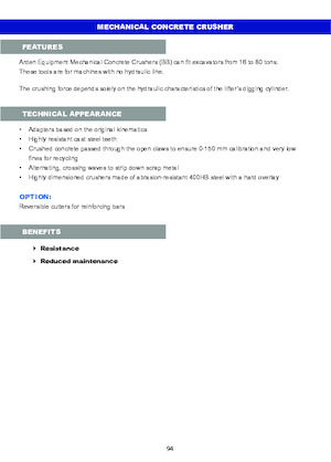 Pulverizadores de hormigón Arden BB900