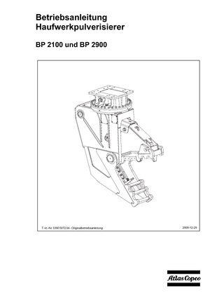 Pulverizadores de hormigón Atlas Copco BP 2900