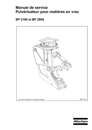 Pulverizadores de hormigón Atlas Copco BP 2900