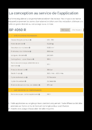 Pulverizadores de hormigón Epiroc BP 4050 R