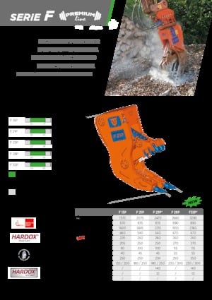 Pulverizadores de hormigón TREVI BENNE F 15P